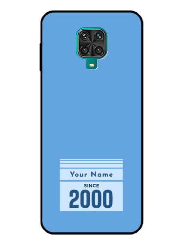 Custom Xiaomi Redmi Note 9 Pro Max Custom Glass Mobile Case - Custom Year of birth Design