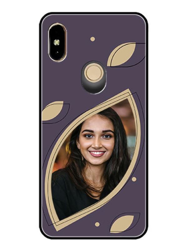 Custom Xiaomi Redmi Y2 Custom Glass Mobile Case - Falling Leaf Design