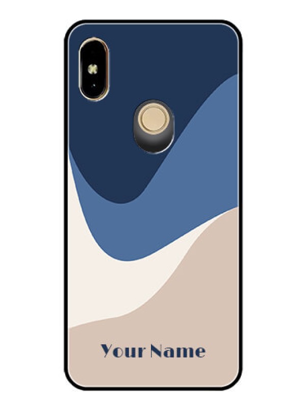 Custom Xiaomi Redmi Y2 Custom Glass Phone Case - Abstract Drip Art Design