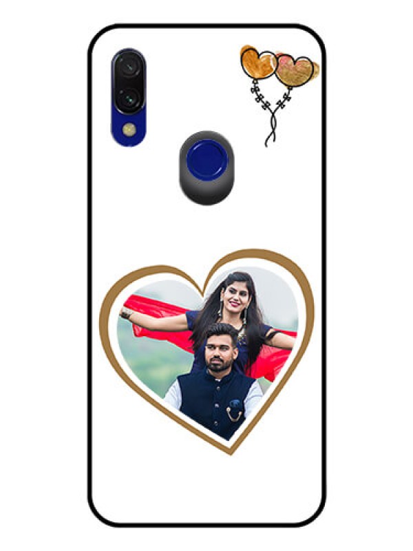 Custom Redmi Y3 Custom Glass Mobile Case  - You & Me Design