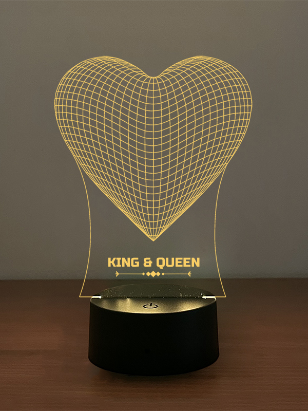 Custom Solo Hert Illusion Lamp