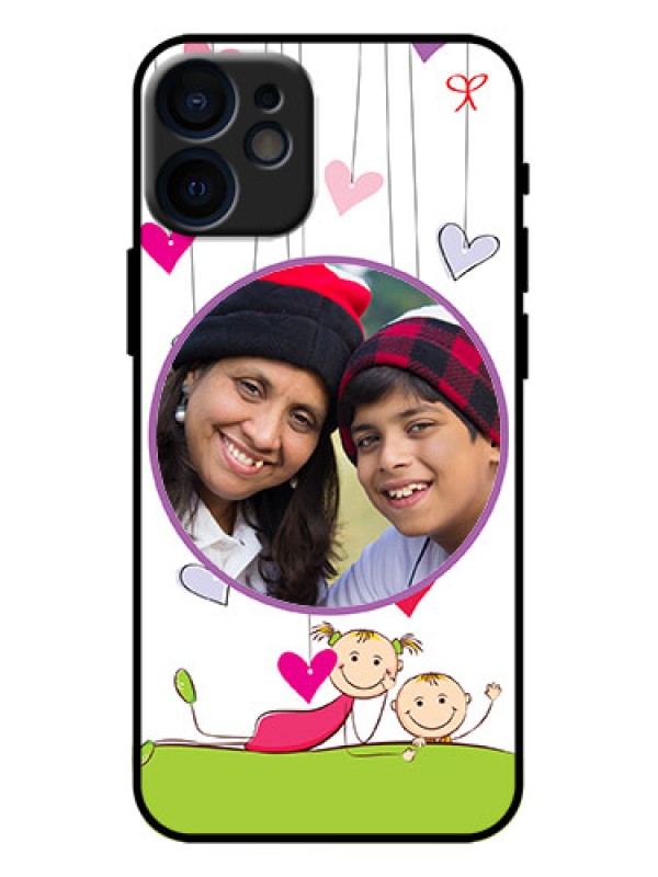 Custom iPhone 12 Mini Custom Metal Phone Case - Cute Kids Phone Case Design