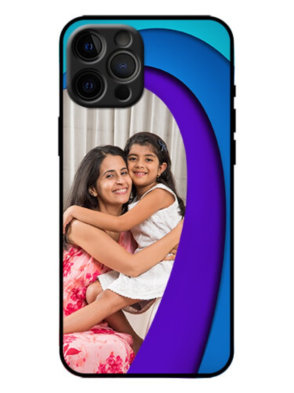 Custom iPhone 12 Pro Max Custom Metal Phone Case - Simple Pattern Design