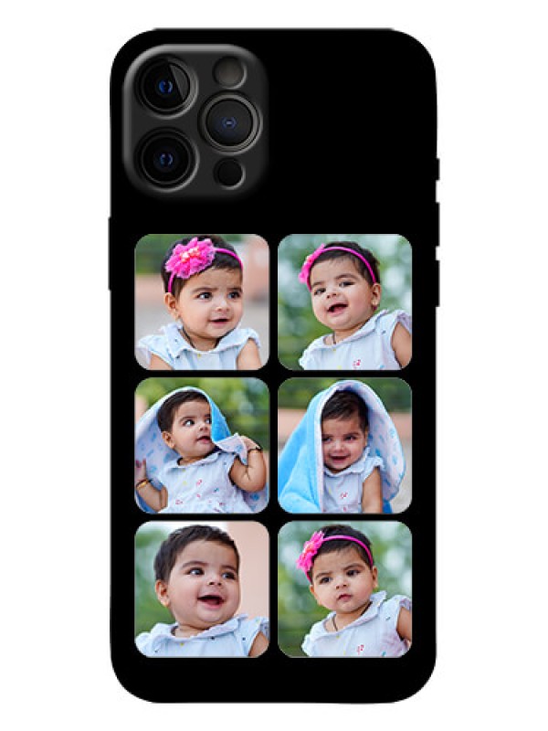 Custom iPhone 12 Pro Max Custom Metal Phone Case - Multiple Pictures Design
