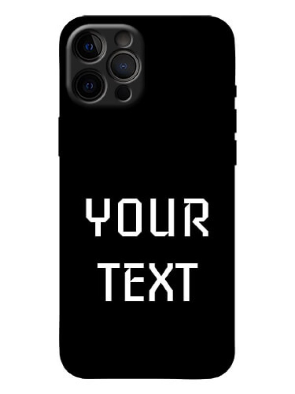 Custom iPhone 12 Pro Max Custom Metal Phone Case - Your Name Design