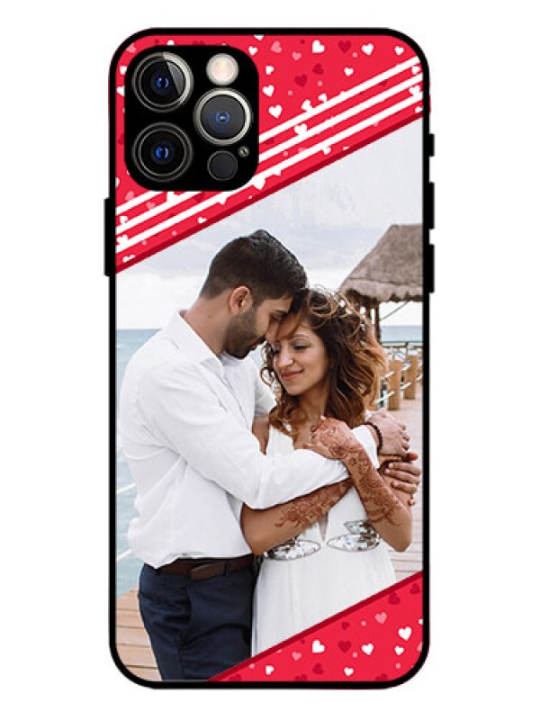 Custom iPhone 12 Pro Custom Metal Phone Case - Valentines Gift Design