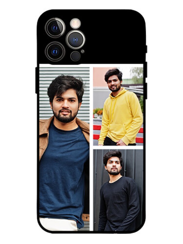 Custom iPhone 12 Pro Custom Metal Phone Case - Upload Multiple Picture Design