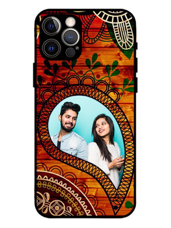 Custom iPhone 12 Pro Custom Metal Phone Case - Abstract Colorful Design