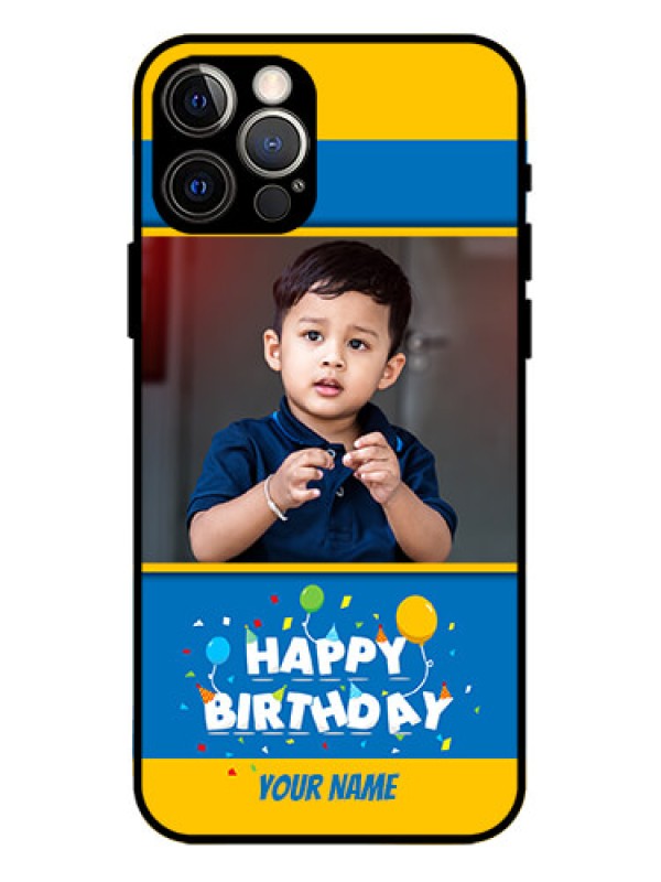 Custom iPhone 12 Pro Custom Metal Phone Case - Birthday Wishes Design