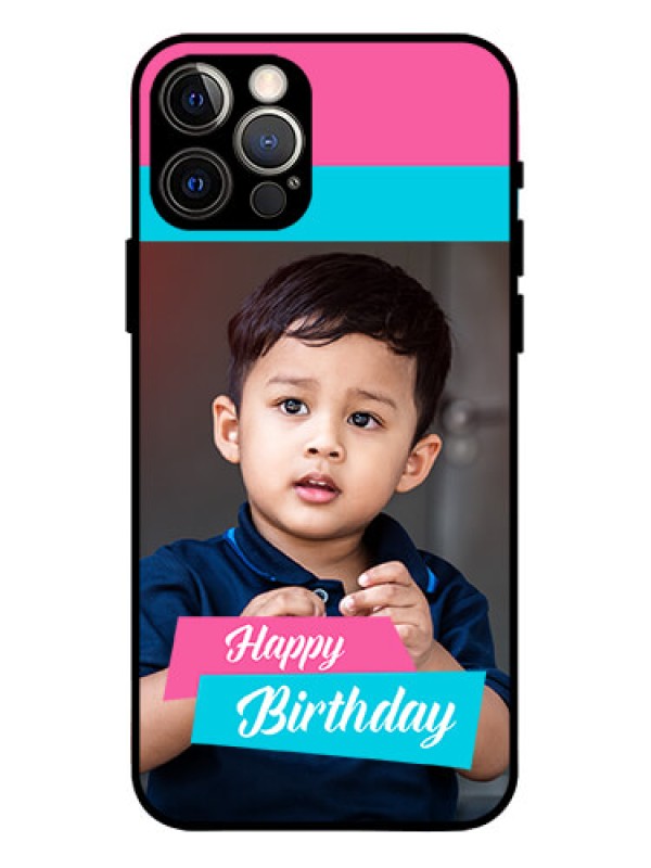Custom iPhone 12 Pro Custom Metal Phone Case - Image Holder With 2 Color Design