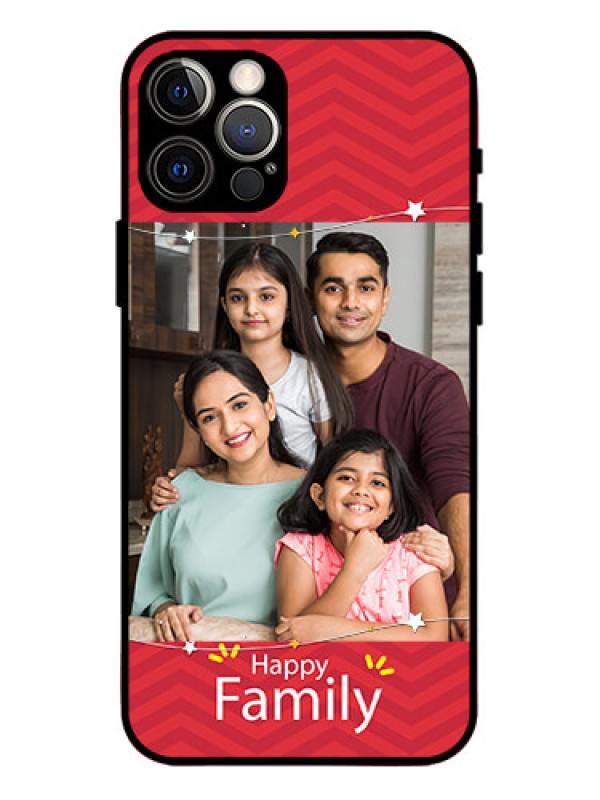 Custom iPhone 12 Pro Custom Metal Phone Case - Happy Family Design