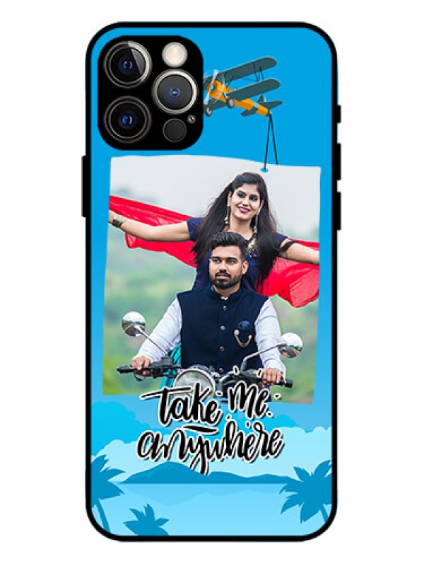 Custom iPhone 12 Pro Custom Metal Phone Case - Traveller Design