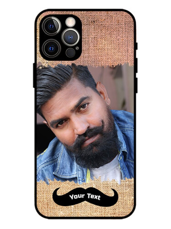 Custom iPhone 12 Pro Custom Metal Phone Case - With Texture Design