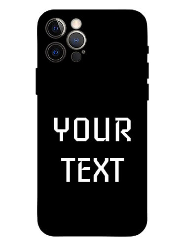 Custom iPhone 12 Pro Custom Metal Phone Case - Your Name Design