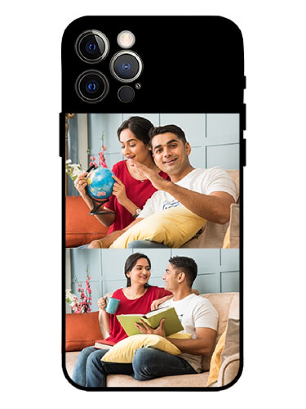 Custom iPhone 12 Pro Custom Metal Phone Case - 2 Images Design