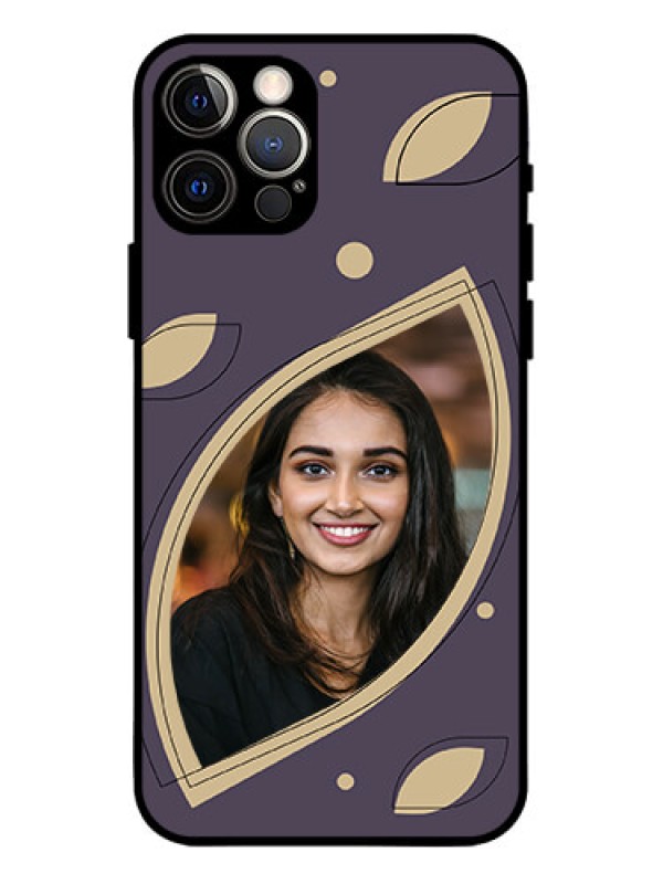 Custom iPhone 12 Pro Custom Metal Phone Case - Falling Leaf Design