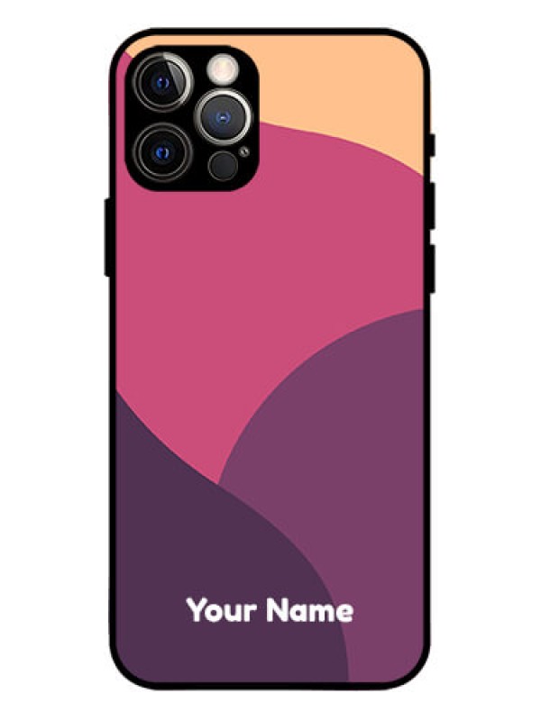 Custom iPhone 12 Pro Custom Metal Phone Case - Mixed Multi - Colour Abstract Art Design