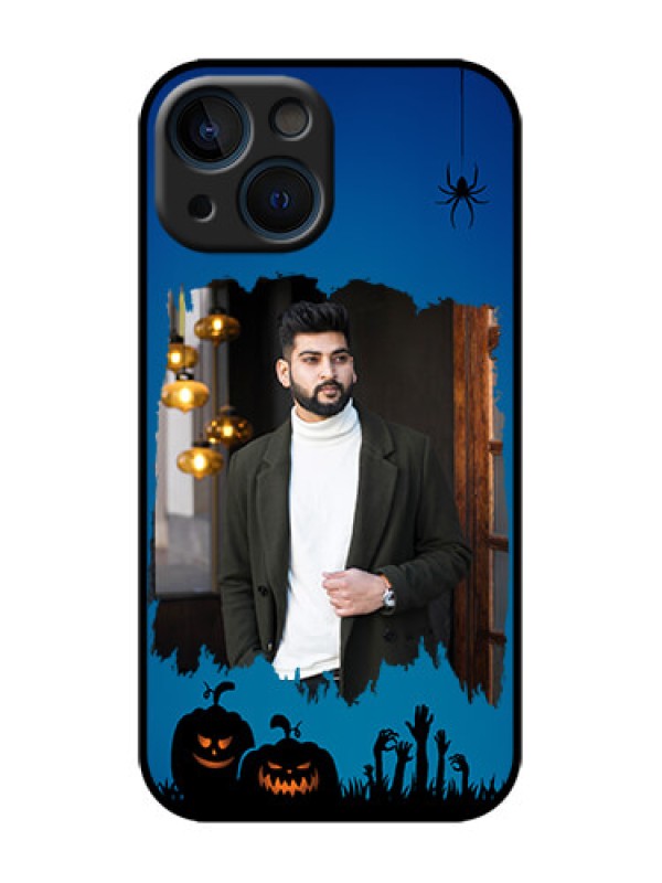 Custom iPhone 13 Mini Custom Metal Phone Case - With Pro Halloween Design
