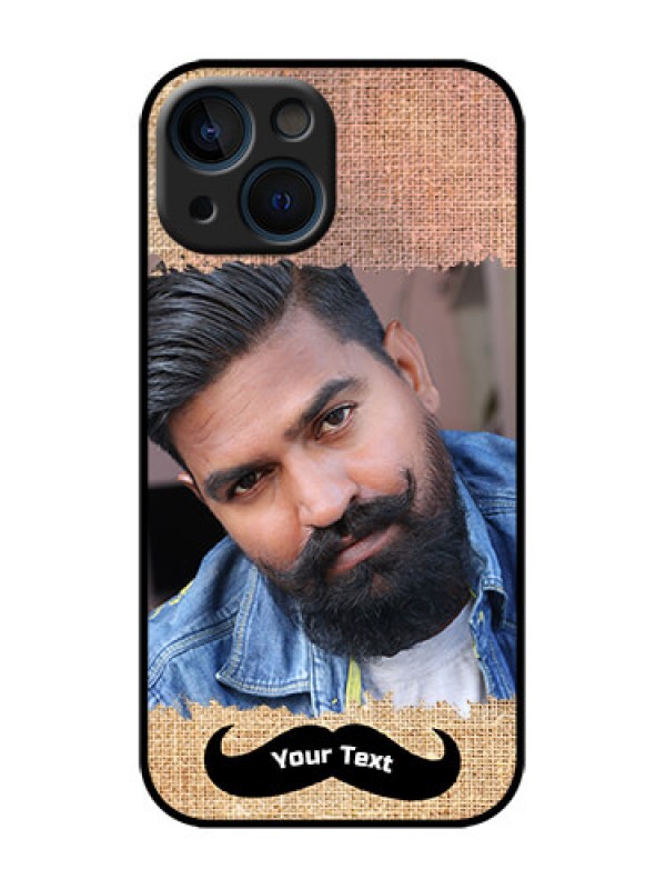 Custom iPhone 13 Mini Custom Metal Phone Case - With Texture Design