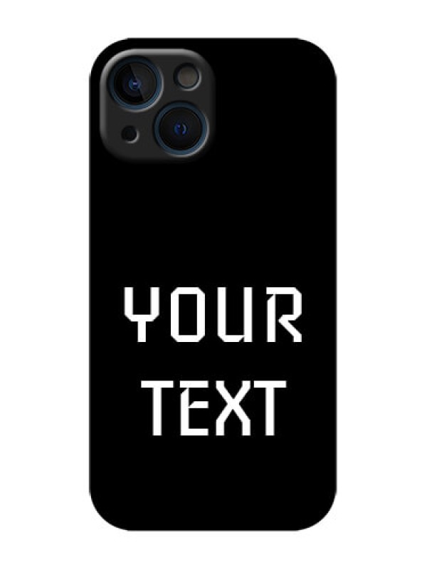Custom iPhone 13 Mini Custom Metal Phone Case - Your Name Design