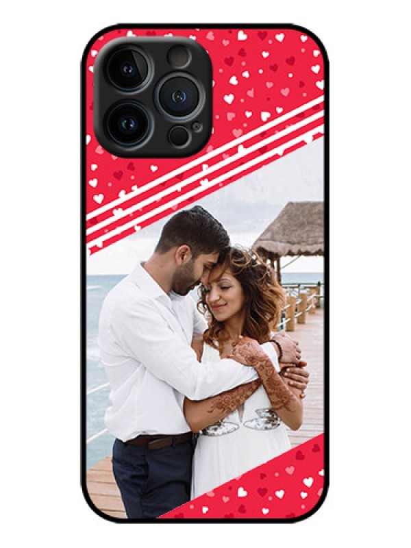 Custom iPhone 13 Pro Max Custom Metal Phone Case - Valentines Gift Design