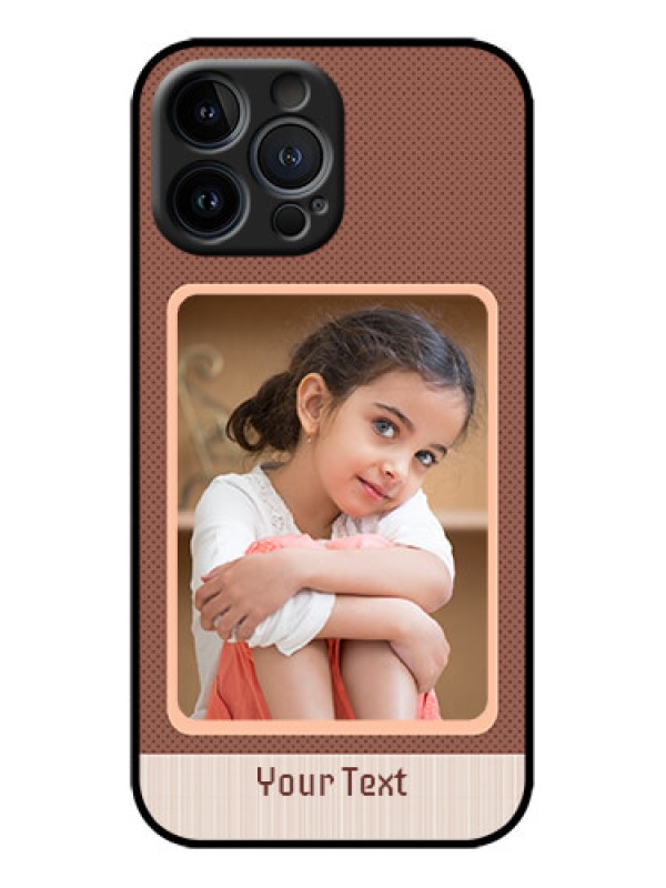 Custom iPhone 13 Pro Max Custom Metal Phone Case - Simple Pic Upload Design