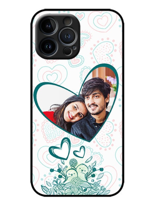 Custom iPhone 13 Pro Max Custom Metal Phone Case - Premium Couple Design
