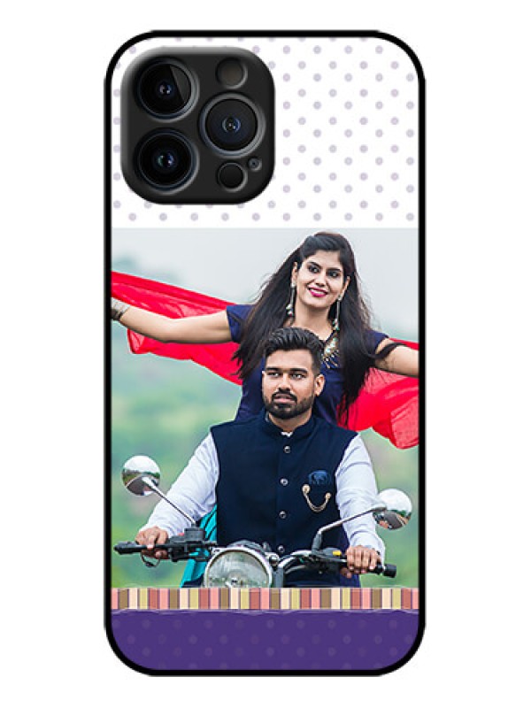 Custom iPhone 13 Pro Max Custom Metal Phone Case - Cute Family Design
