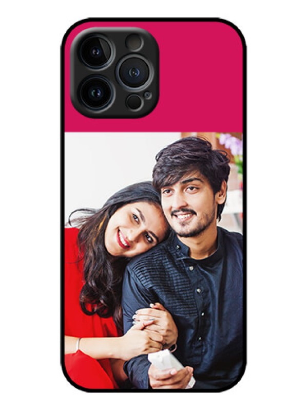 Custom iPhone 13 Pro Max Custom Metal Phone Case - Anniversary Cover Design