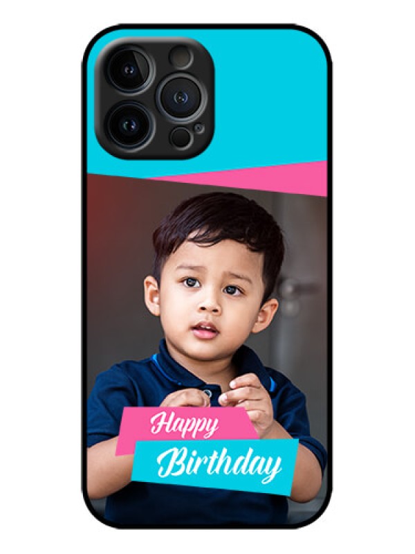 Custom iPhone 13 Pro Max Custom Metal Phone Case - Image Holder With 2 Color Design