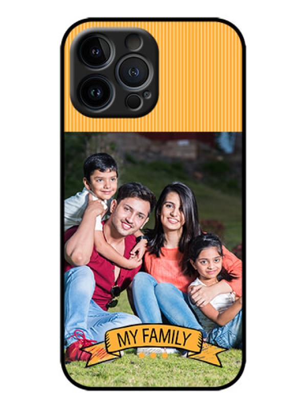 Custom iPhone 13 Pro Max Custom Metal Phone Case - My Family Design