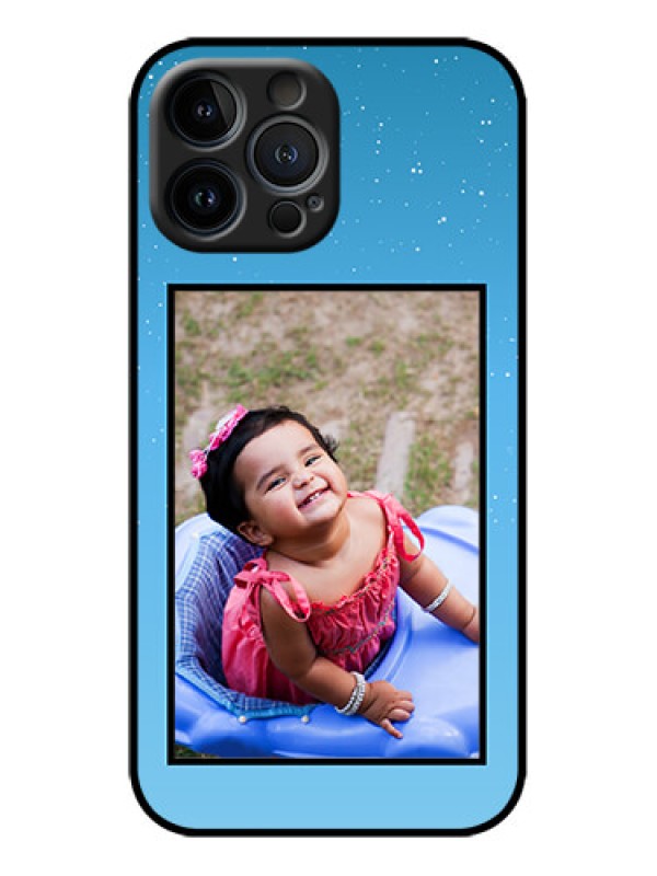 Custom iPhone 13 Pro Max Custom Metal Phone Case - Wave Pattern Colorful Design
