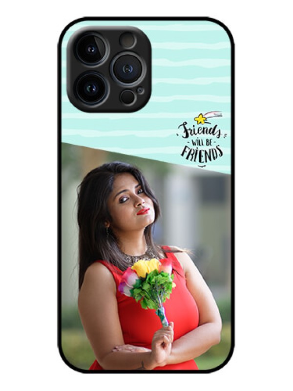 Custom iPhone 13 Pro Max Custom Metal Phone Case - Friends Picture Icon Design