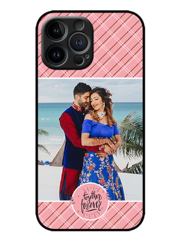 Custom iPhone 13 Pro Max Custom Metal Phone Case - Together Forever Design