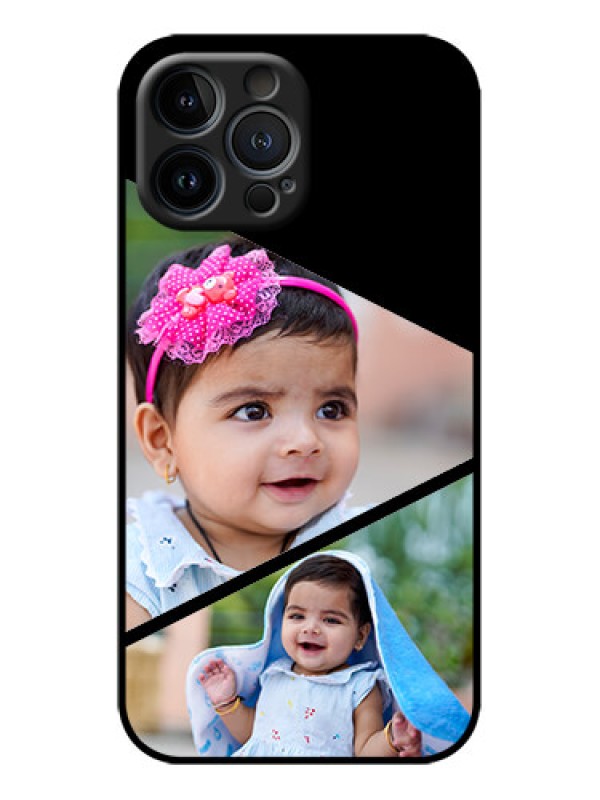 Custom iPhone 13 Pro Max Custom Metal Phone Case - Semi Cut Design