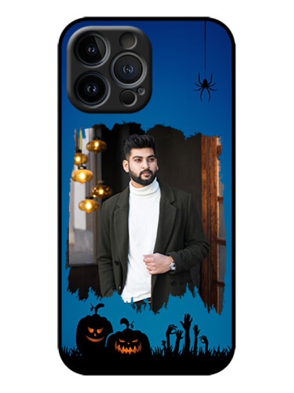 Custom iPhone 13 Pro Max Custom Metal Phone Case - With Pro Halloween Design
