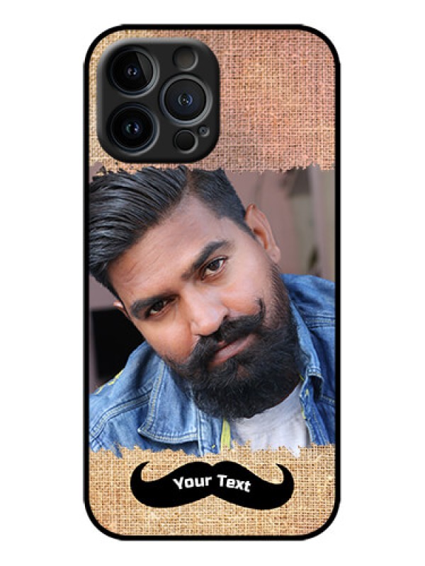 Custom iPhone 13 Pro Max Custom Metal Phone Case - With Texture Design