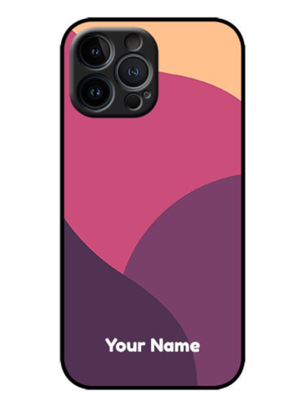 Custom iPhone 13 Pro Max Custom Metal Phone Case - Mixed Multi - Colour Abstract Art Design