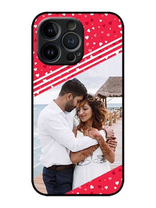 Custom iPhone 13 Pro Custom Metal Phone Case - Valentines Gift Design