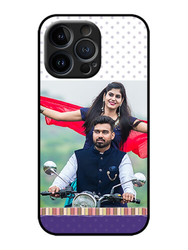 Custom iPhone 13 Pro Custom Metal Phone Case - Cute Family Design