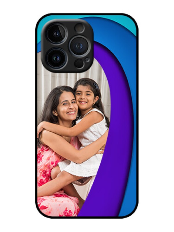 Custom iPhone 13 Pro Custom Metal Phone Case - Simple Pattern Design
