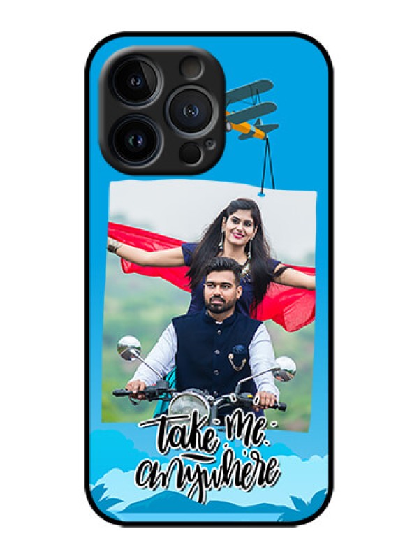 Custom iPhone 13 Pro Custom Metal Phone Case - Traveller Design