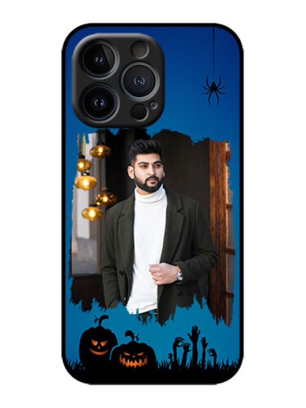 Custom iPhone 13 Pro Custom Metal Phone Case - With Pro Halloween Design