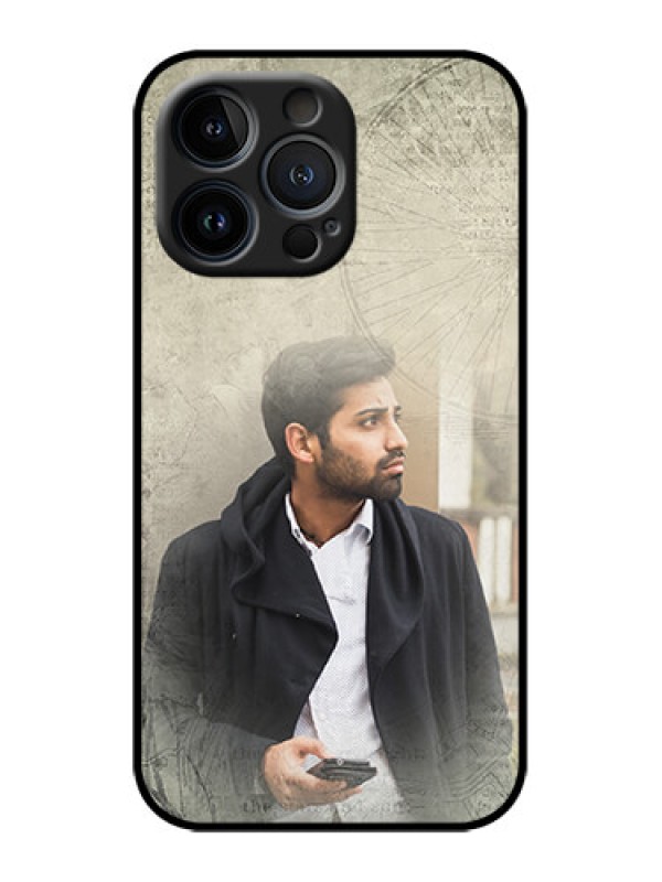 Custom iPhone 13 Pro Custom Metal Phone Case - With Vintage Design