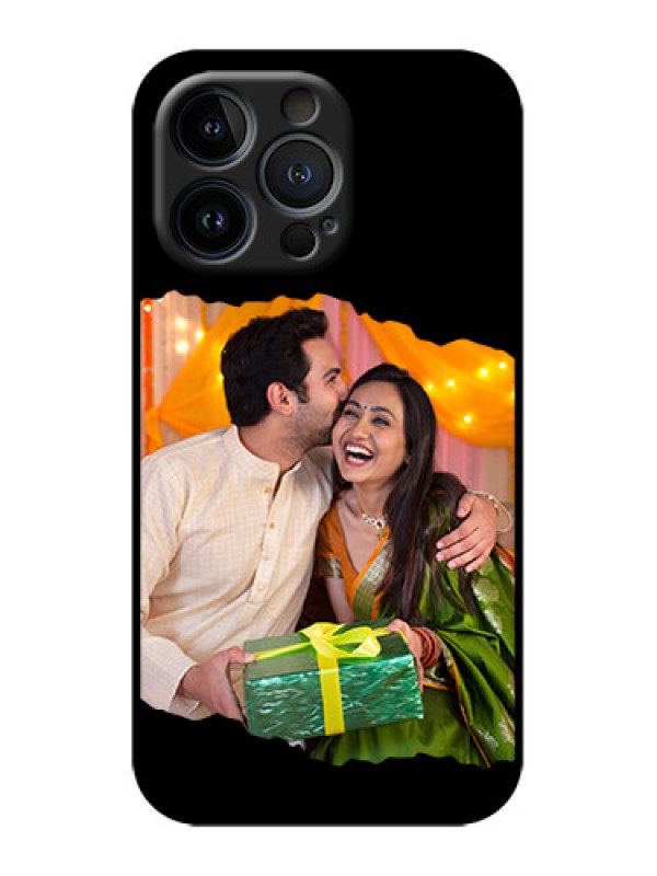Custom iPhone 13 Pro Custom Metal Phone Case - Tear - Off Design