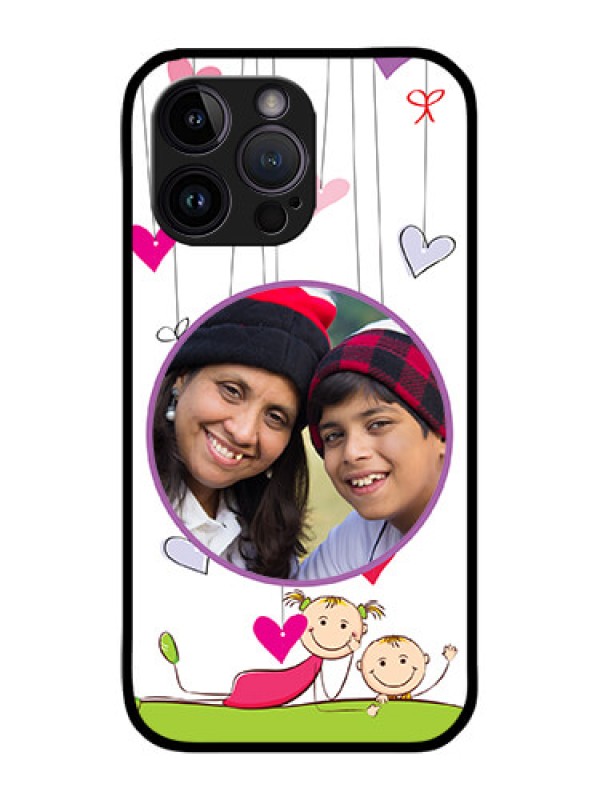 Custom iPhone 14 Pro Max Custom Metal Phone CaseCute Kids Phone Case Design