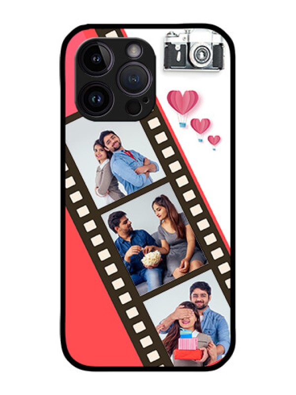 Custom iPhone 14 Pro Max Custom Metal Phone Case3 Image Holder With Film Reel