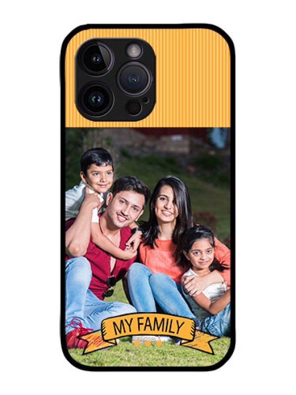 Custom iPhone 14 Pro Max Custom Metal Phone CaseMy Family Design