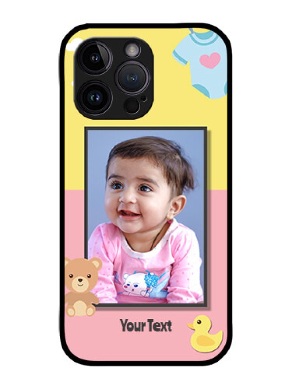 Custom iPhone 14 Pro Max Custom Metal Phone CaseKids 2 Color Design