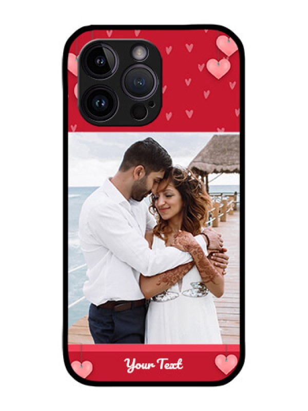 Custom iPhone 14 Pro Max Custom Metal Phone CaseValentines Day Design